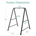Best Choice Products Hammock Chair Stand, 75in Tall Heavy Duty Indoor