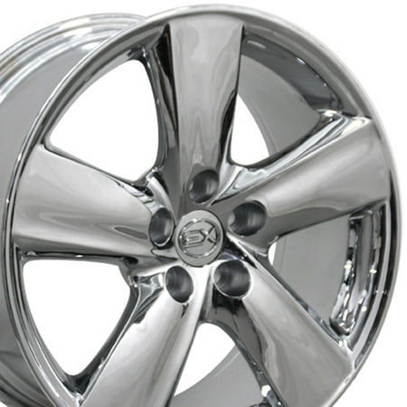 18x8 Wheel Fits Lexus - LS460 Style Chrome Rim, Hollander (Best Way To Paint Chrome Rims)
