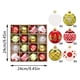 thumbnail image 3 of Conjunto Navideño Pintado En Rojo, Verde Y Blanco Adornos Para El Árbol De Navidad Adornos Para Fiestas En Casa, 3 of 8