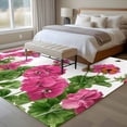 thumbnail image 4 of 6'x9' Area Rugs, Pink Spring Floral Indoor Outdoor Area Rug for Living Room Bedroom, Butterfly Farmhouse Washable Bathroom Rugs Kitchen Floor Carpet Mats Home Decor Aesthetic, 4 of 8