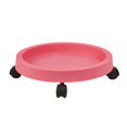 thumbnail image 3 of Yuarrent Bandeja para macetas, soporte para balcón, maceta de cuatro pétalos, bandeja para macetas, palé con cuatro ruedas a juego, Jardín y Patio Púrpura, 3 of 6