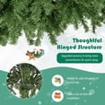 thumbnail image 6 of Gymax 7.5 ft Unlit Artificial Christmas Tree Hinged Spruce Xmas Tree w/ Metal Stand, 6 of 10