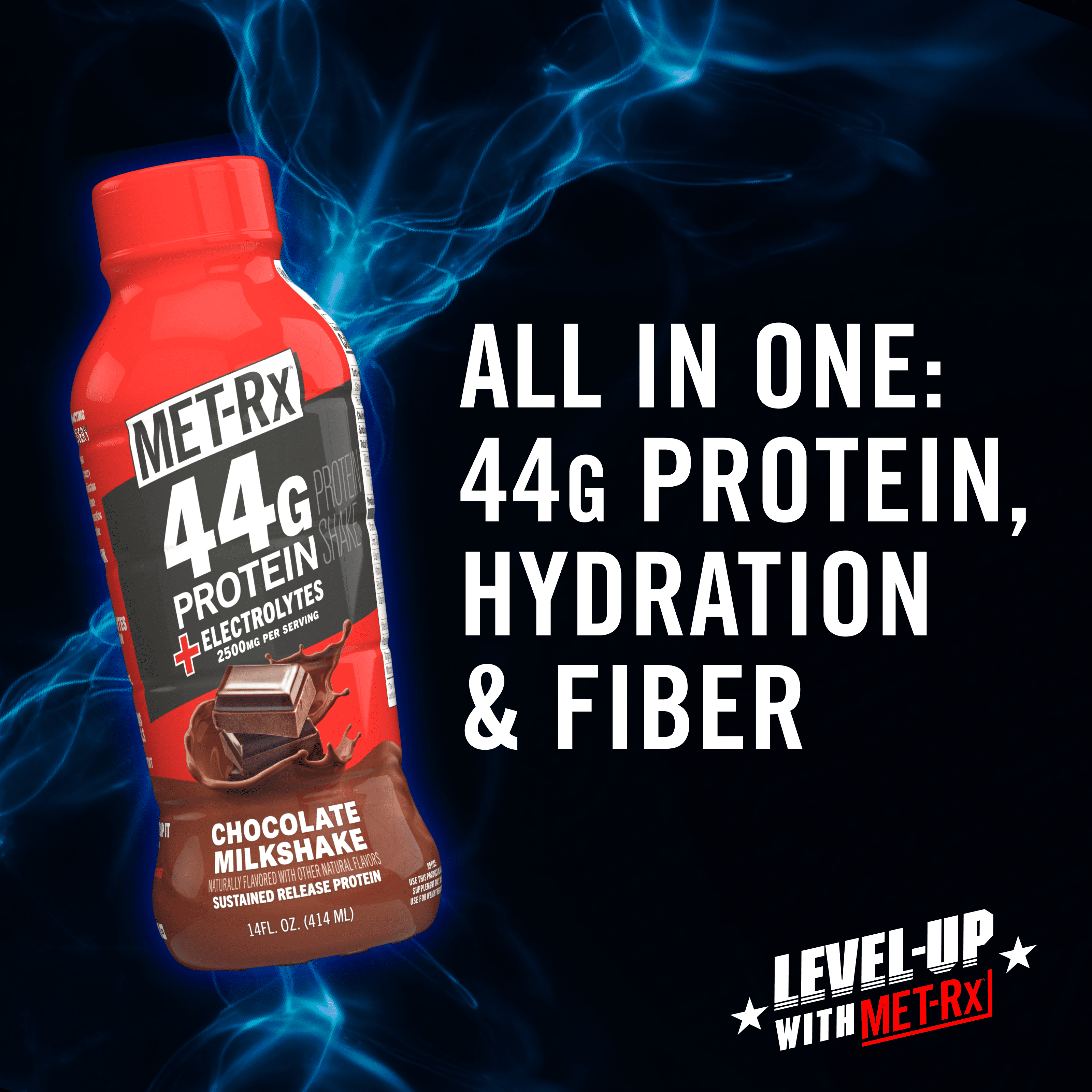 MET-Rx Chocolate RTD 44g High Protein Shake 1ct