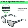 thumbnail image 2 of Walleva Fire Red Mirror Coated Polarized Replacement Lenses for Donahugh Designer Sunglasses, 2 of 5