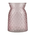 thumbnail image 2 of Mainstays Decorative Tabletop Glass Vase, 6", Pink, 2 of 8