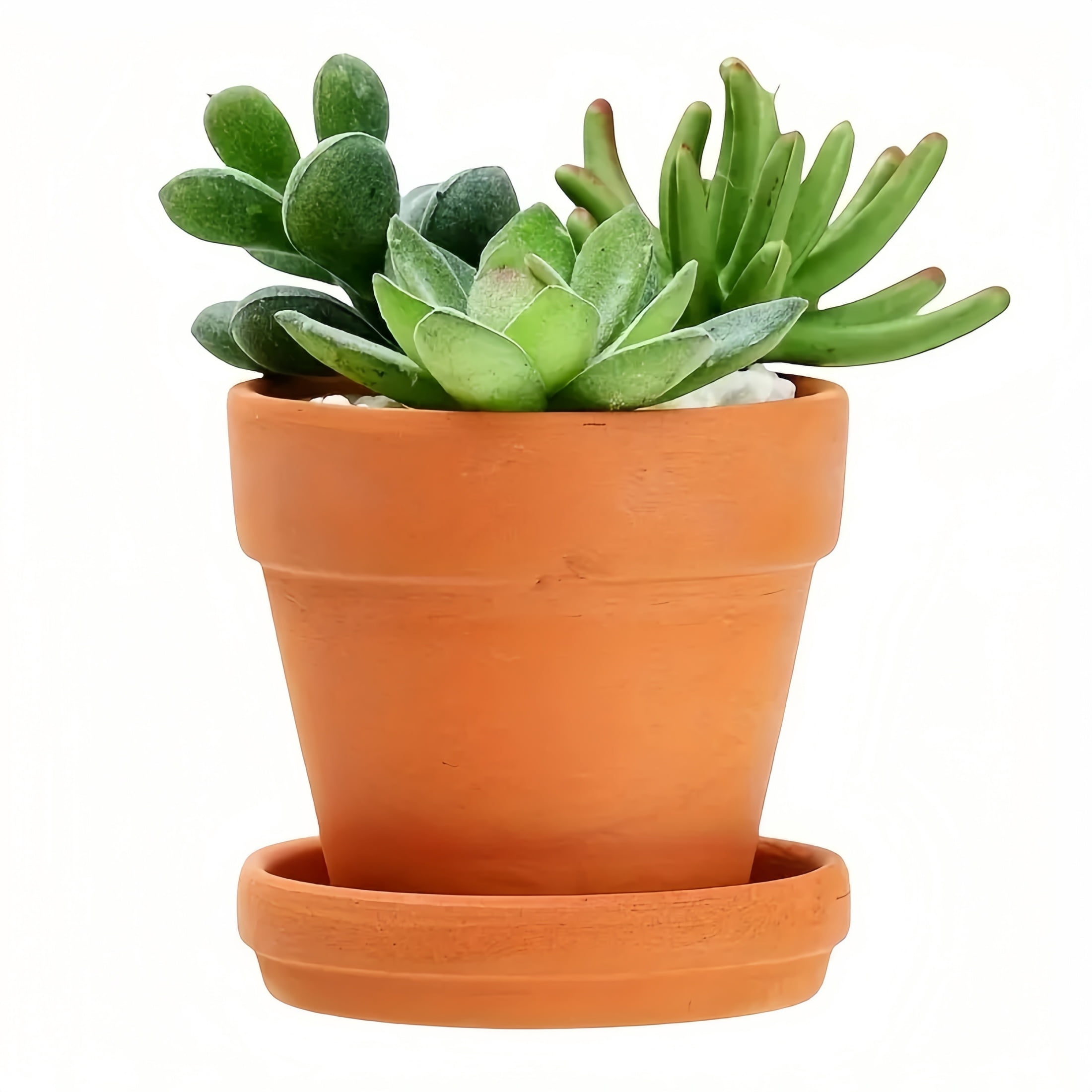 9 Packs, 3inch Small Terracotta Pots With Saucers For Succulents, Clay Flower Planters With Drainage Holes For Indoor, Outdoor Plants, Cactus, Arts And Crafts Projects