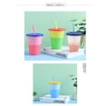 thumbnail image 6 of Chollius Color Changing Cold Drink Cups Temperature Sensitive Plastic Colorful Coffee Cup, 6 of 7