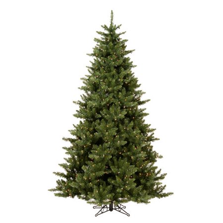 Vickerman Camdon Fir 5.5' Green Artificial Christmas Tree with 450 Clear Lights with Stand