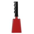 thumbnail image 1 of Campanas de vaca de 9 pulgadas para juegos de fútbol, 1 pieza para eventos deportivos, ruidosas, con mango para animar competiciones, maratones, bodas, pintura DIY, rojas, 1 of 7
