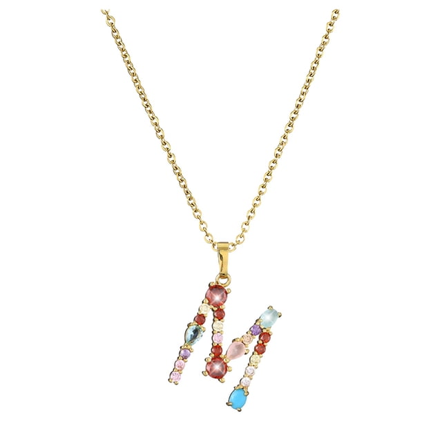 Collier Initial Pendentif Lettre en Argent Sterling Collier Alphabet pour Femmes Collier Initial Colliers Lettre pour Femmes et Filles