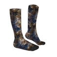 thumbnail image 3 of Easygdp Watercolor Snake Skin Soccer Socks Sport Knee High Socks Calf Compression Athletic Socks for Men and Women, 3 of 9