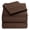 Chocolate, variant on KriKac Italian Prestige Collection Striped Bed Sheet Set – 1800 Luxury Soft Microfiber Deep Pocket 4-Piece Bedding Set - Wrinkle, Stain, Fade Resistant - Beige