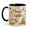 Black, variant on DTS TeeZworld Personalized Coffee Mug Custom Ceramic Cup for Women