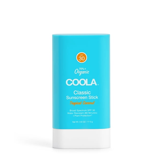 Protector solar COOLA Organic Face SPF 30 en barra, 4,4 ml