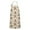 Beige Highland Cow, variant on Beige Highland Cow Fence Pattern Apron-Garden Aprons for Women with Pockets-Cotton Linen Waterproof Kitchen Cooking Gardening Aprons Adjustable for Kitchen,Cooking,BBQ and Salon 33x27 Inch