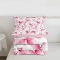 thumbnail image 5 of Erosebridal Dreamy Princess Style Bowtie Queen Comforter Set,Pink Cute Bow Tie Bedding Comforter Set For Bowknot Lovers, Reversible 3 Pieces, 5 of 7