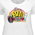 thumbnail image 4 of Inktastic I'm a 50's Kid 1950's Style Birthday Jukebox Women's Plus Size T-Shirt, 4 of 5