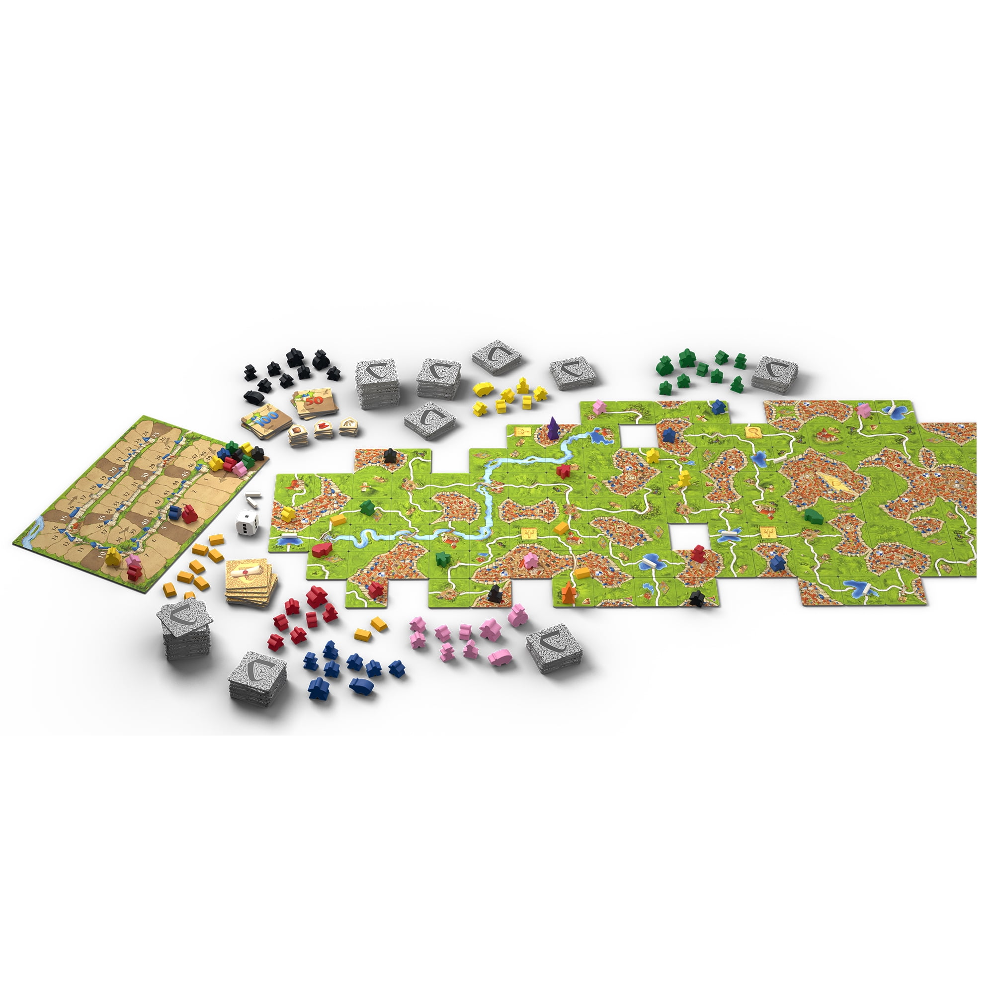 Carcassonne Big Box Family Strategy Board Game for Ages 7+, from Asmodee