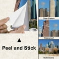 thumbnail image 4 of Peel and Stick Wallpaper Waterproof Houston Texas downtown city skyline Wall Mural Decor Self Adhesive and Removable 100in x 144in, 4 of 8