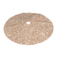 thumbnail image 2 of Bingfone Christmas Tree Skirt Mat Christmas Decoration Interior 30"-Beige Sparkling Glitter, 2 of 8