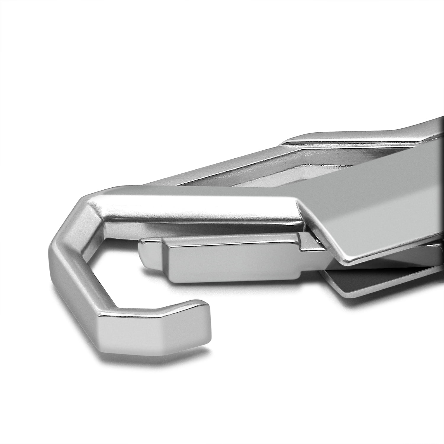 iPick Image for Ford Explorer Silver Carabiner-style Snap Hook Metal Key Chain, Official Licensed