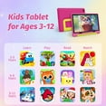 thumbnail image 3 of Android 14 10'' Kids Tablet,14GB+64GB with Quad-Core Processor, Expandable Memory to 1TB,Support 5G WiFi,5000 mAh Battery,Eye Care HD Display with Kids Education,Pink, 3 of 8