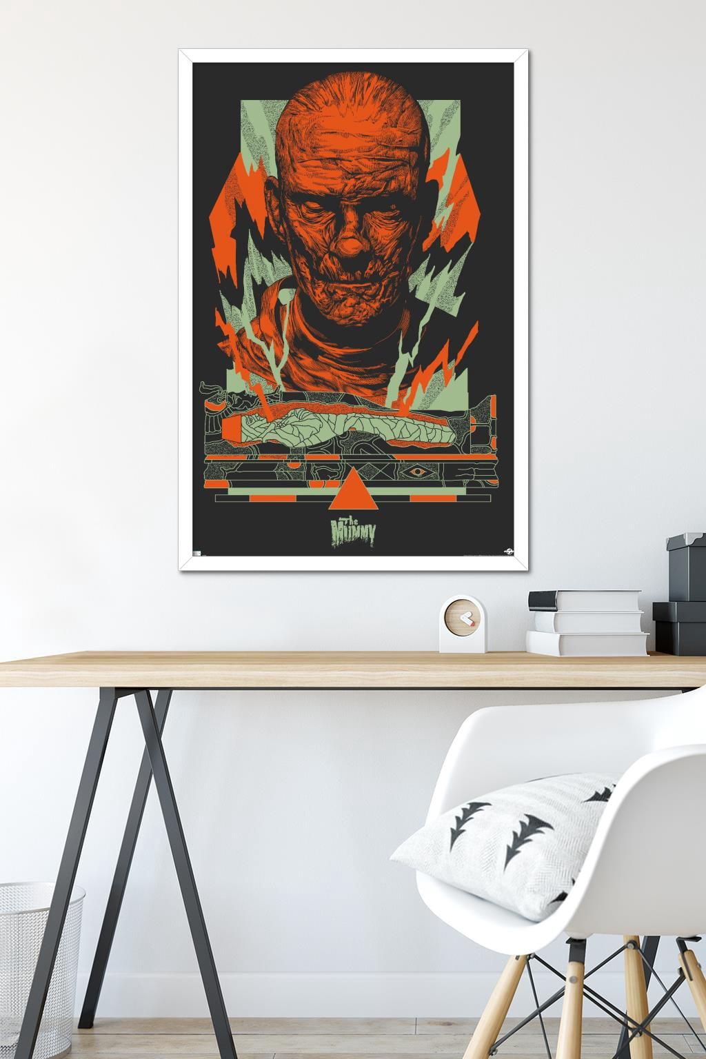 The Mummy - Illustration Wall Poster, 22.375" x 34" Framed