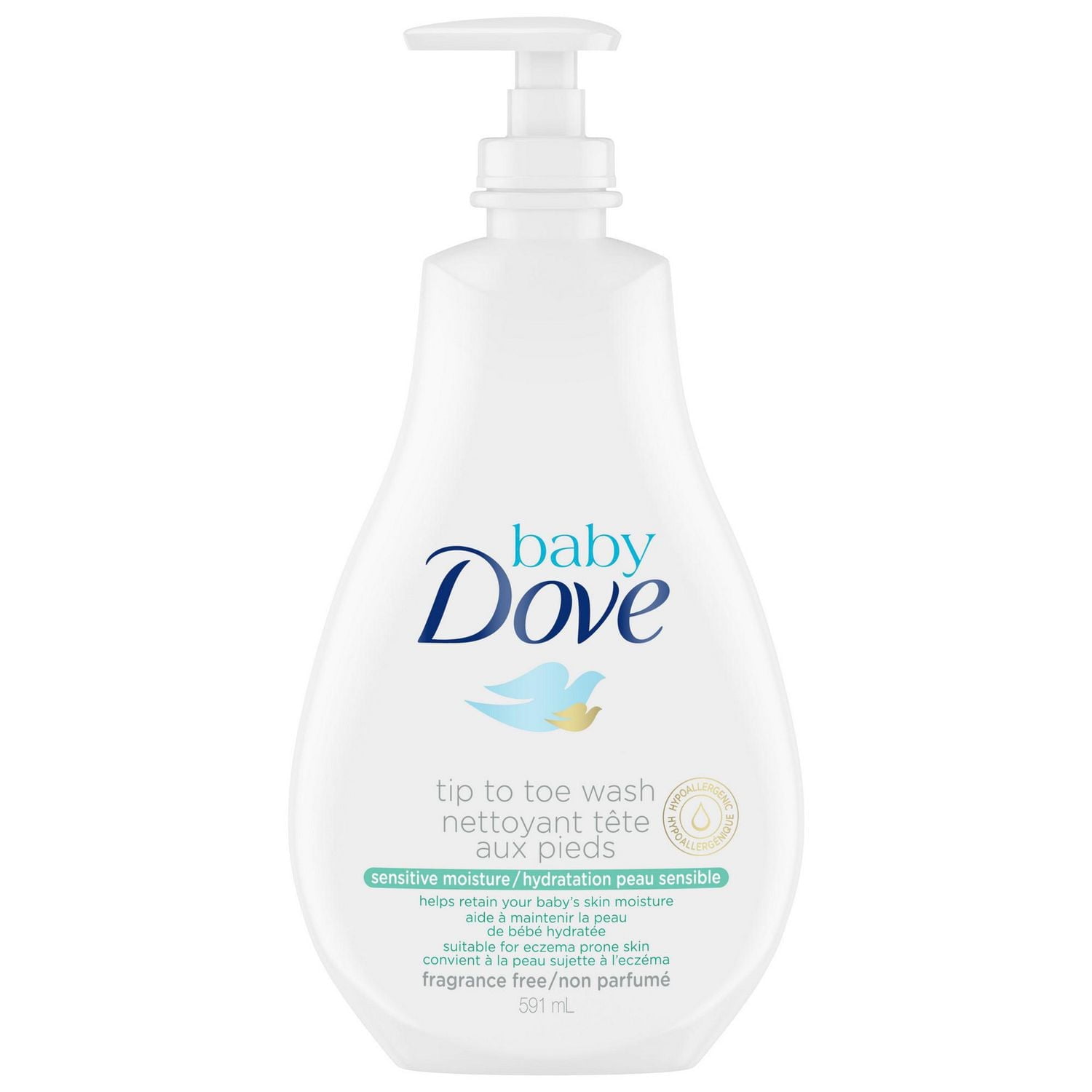 Nettoyant Baby Dove Hydratation Peau Sensibl Nettoyant Pour Bébés 591ml