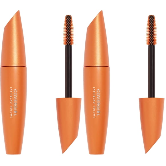 Máscara COVERGIRL Lash Blast Volume de larga duración negra (paquete de 2)