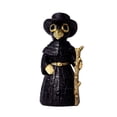 thumbnail image 1 of Quemador de incienso de muñecos vudú de Plague Doctor, quemador de cono, ojos humeantes, adorno de resina de escritorio para decoración del hogar, nueva plaga, 1 of 5