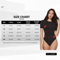 thumbnail image 3 of Goofa Cardiogram and Heart Printed Women Rash Guard Short Sleeve,Tummy control Swimsuit Surfing Swimsuit Bathing Suit One Piece Swimsuit UPF 50-XX-Large, 3 of 9