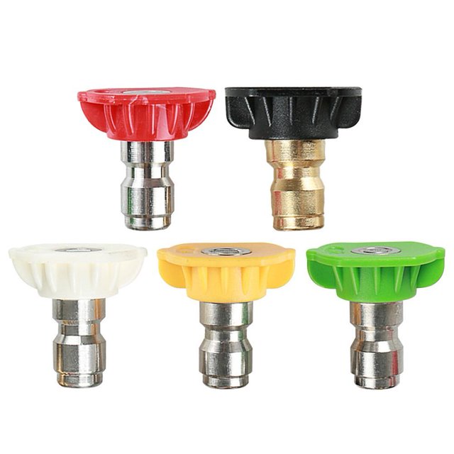 5 uds 250 BAR lavadora de alta presión espuma para nieve punta de boquilla de pulverización 5 colores