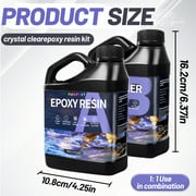 Epoxy Resin 32oz for DIY Jewelry Art Crafts,Durable,Super Glossy,High-Performance Resin Epoxy