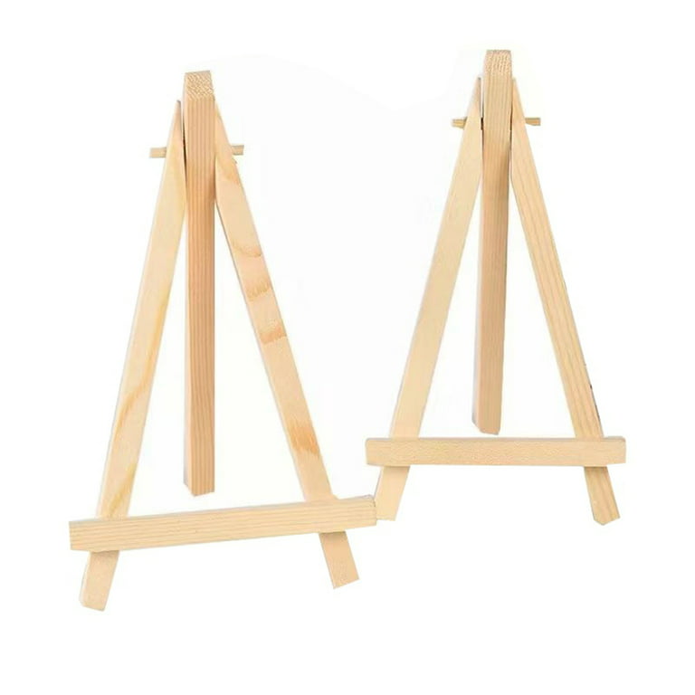 10 X Mini Easels,wooden Board Display,photo Memo Holder,place Card Holder