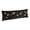 Black, variant on Abstract Gold Florals Pillow Covers Decorative Cal King Pillow Cases Rustic Flowers Indigo Blue Minimalist Short Plush Cooling Pillowcases Long Lumbar Pillow Cover with Envelope Closure 20x40 Inch