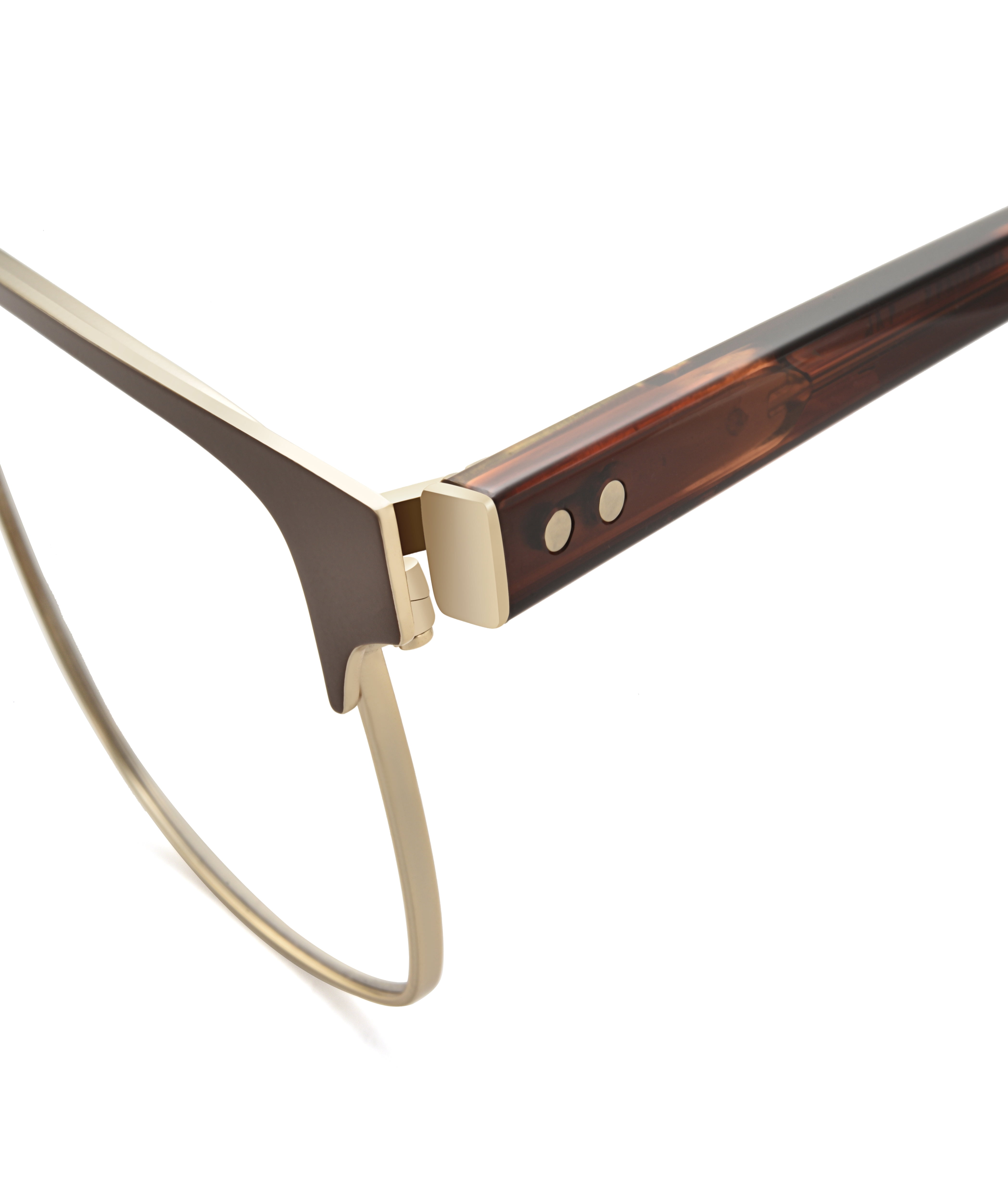 Walmart Men's Eyeglasses, MK10411, Brown, 54-16-145, with Case