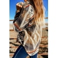 thumbnail image 3 of Ushdele Vibrant Aztec Collar - Stylish Long Sleeve Western Hoodie, 3 of 8