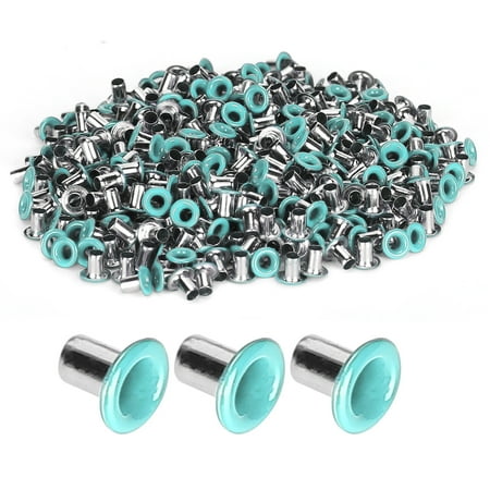 

500Pcs Brass Eyelets 2mm Inner Hole Colorful Grommets Kit for Clothing Shoes Bag DIY CraftsGreen