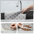 thumbnail image 3 of HOUSE DAY Shelf Liner for Kitchen Cabinets and Drawers, 12" x 30ft, Non Slip Drawer Liner, Quatrefoil Gray, 3 of 11