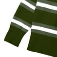 thumbnail image 5 of ZHENHONG Crew Cardigans Womens, Womens Cropped Striped Knit Cardigans Sweaters Trendy Long Sleeve Lightweight Open Front Button OutfitsCardigans for Women, 5 of 6