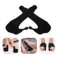 thumbnail image 2 of 1 par de correctores de hallux valgus y separadores de dedos para mujeres y hombres (negro), 2 of 7