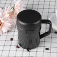 thumbnail image 2 of Taza de mezcla eléctrica automática eléctrica para café y leche, taza de enfriamiento con agitación automática, taza de leche inteligente HomeBlack, 2 of 9
