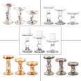 thumbnail image 2 of Juego de portavelas BTGLLAS, candelabro de cristal, soporte de cristal, 2 of 7