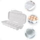 thumbnail image 2 of Organizador de huevos para refrigerador, contenedor para huevos, organizador de almacenamiento de huevos, caja de almacenamiento para el hogar, 2 of 8