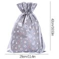 thumbnail image 3 of Bolsa de regalo de Navidad Bolsa de regalo con cordón Bolsa de papel de aluminio de Navidad Bolsa de regalo de Navidad Wmkox8yii HFSH2841, 3 of 3