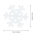 thumbnail image 3 of 200pcs Creative Decorative Painting Fluorescent Snowflake Stickers (White Blue), 3 of 8