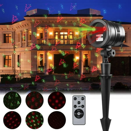 Waterproof Christmas Projection Lights Outdoor Laser Light Projector Waterproof Christmas Projection Lights Outdoor Laser Light Projector With Red & Green With Remote Control - Waterproof Christmas Projection Lights Outdoor Laser Light Projector