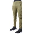 thumbnail image 1 of Ma Croix Mens Joggers with Zipper Pockets Casual Lightweight French Terry Active Sweatpants, 1 of 6