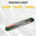 thumbnail image 2 of 7pcs/Set Ear Pick Ear Spoon Stainless steel earwax Steel Earwax Removal Tools Kit with Storage Box Silver Color, 2 of 9