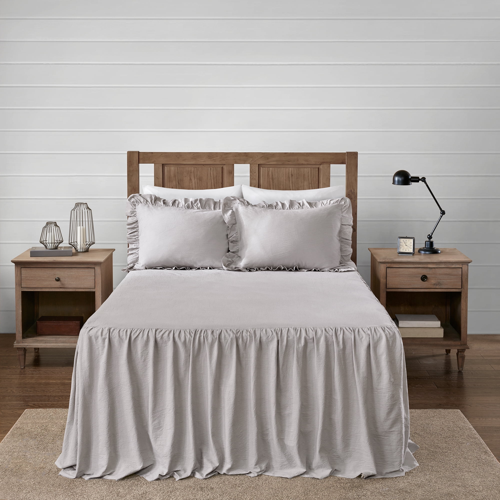 Better Homes and Gardens Ruffled Side Edge Coverlet Collection